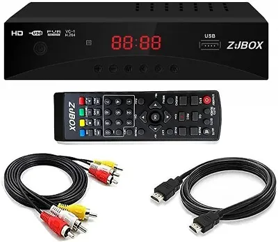 Digital TV Converter Box ATSC Cabal Box - ZJBOX For Analog HDTV Live1080P Wit... • $44.99