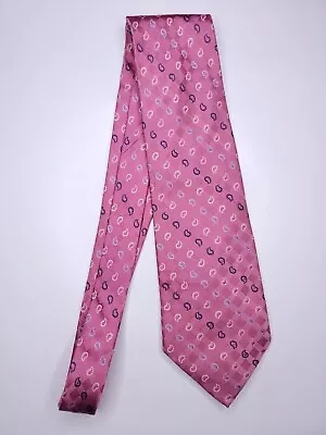 Izod Mens Formal Necktie 59 Lx4 W Magenta Neck Tie  • $13.60
