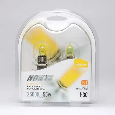 Nokya H3C Headlight Bulbs - Hyper Yellow 2500K 55W (Stage 1) • $25.44