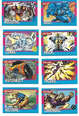 1992 Marvel Impel X-Men Cards Series 1 Jim Lee U Pick Pack Fresh Bulk Discounts • $1.99