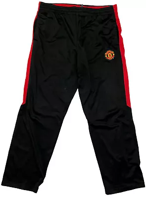 Manchester United Breathable Black Track Pants Man United Brand Men • $19.99