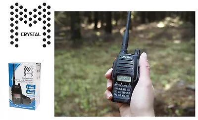 $111.59 • Buy CRYSTAL DBH50R Rechargeable Handheld UHF CB Radio 5 Watt Walkie Talkie 15Km -NEW