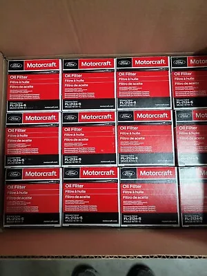 NEW Case Of 12 OEM Ford Motorcraft Oil Filters FL2124S BC3Z-6731B FL2124B12 • $220