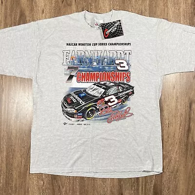 VTG Competitors View Dale Earnhardt 7 Championships Men's XL T Shirt Dead Stock • $48.95