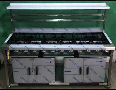 £2150 • Buy 9 Burner Commercial Gas Cooker With 2 Oven UK Made Not Imported Cheap Quality.