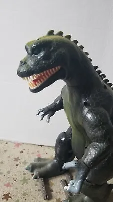 Vtg. 1987 New Brite Godzilla Rex Batt. OP. Robot Toy - Walks/ Smokes / Etc Works • $67.50