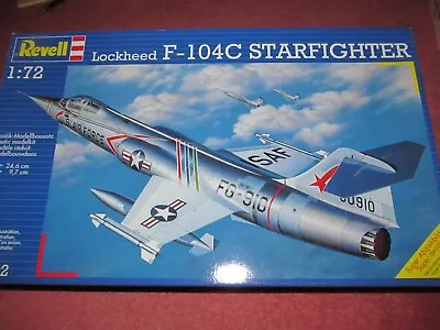 Revell 1:72 Lockheed F-104C Starfighter Kit 04302 New Open Box • $13.50