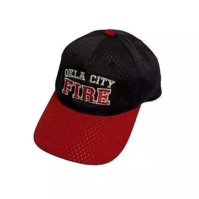 Vintage 1995 Embroidery Oklahoma City Fire STRAPBACK Hat Cap Adjustable  • $14.99