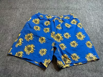 Advisry Shorts Mens XL Blue Sunflower Pattern Stretch • $66.60