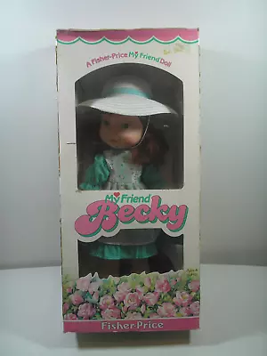 Vintage 1982 Fisher Price My Friend Becky Doll In Original Box #218 Red Hair NOS • $49