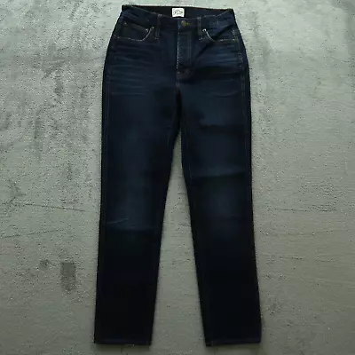 J. Crew Jeans Women's 25 Blue Mid-Rise 10  Vintage Straight Denim 26x28-Measured • $15