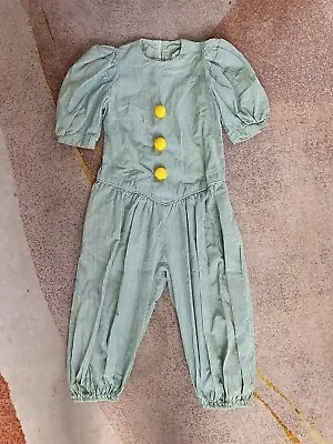 Vintage Jane Schaffhausen Belle France Romper Clown Jester Overall Costume SM • $89.99