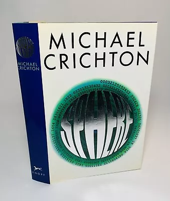 Sphere-Michael Crichton-SIGNED!-INSCRIBED!-TRUE First/1st Edition W/ Org DJ-RARE • $199.99