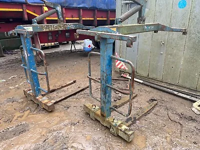 £495 • Buy Conquip Swinging Pallet Forks For Digger Excavator Wagon Truck Forklift Lorry