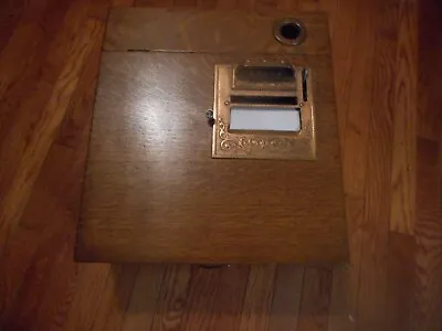 Vintage National Wooden Cash Register Box • $350