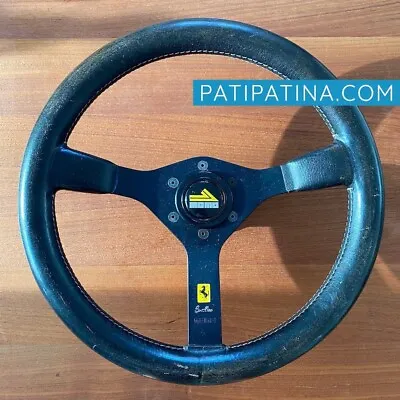 Vintage 70s MOMO FERRARI HORSE Steering Wheel Steering Wheel 350mm Porsche • $294.20
