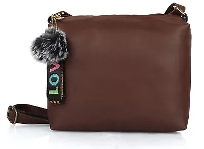 $81.79 • Buy Indian Leather Trending Look Fashion Girl's Side Sling Bag Brown Free Shipping