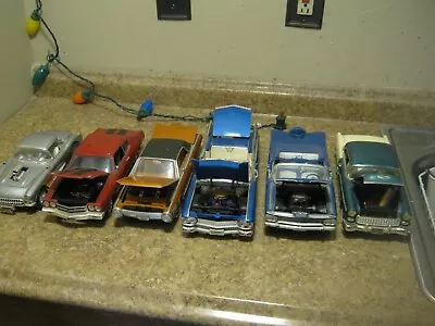 1:18 Diecast Used 6 Classic Car Lot For Parts Or Restore Chevelle Caddy Vette. • $41