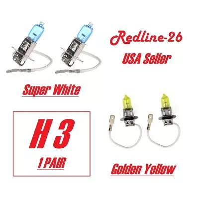 Halogen HID Xenon Headlight High / Low Beam & Fog Replacement Light Bulbs (Pair) • $7.95