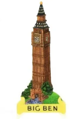 London Fridge Magnet Big Ben Gift GB UK British Great Britain Resin New Souvenir • £3.95