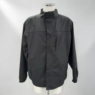 Marks And Spencer Golf Jacket Mens Size L Black RMF02-CAP • £7.99