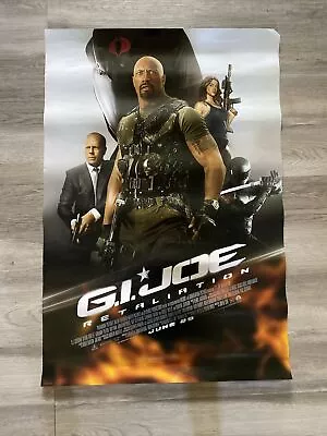 Movie Poster G.I. JOE 2 RETALIATION MOVIE POSTER 2 Sided  27x40 Theater Used • $10