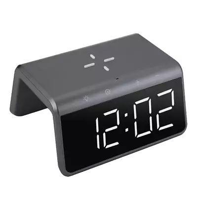New Rewyre Alarm Clock Wireless Charger SY-W0258BLK • $83.62