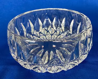 Gotham Althea Clear Lead Crystal Nut Trinket Bowl 4 X 2  Candy Dish • $9.49