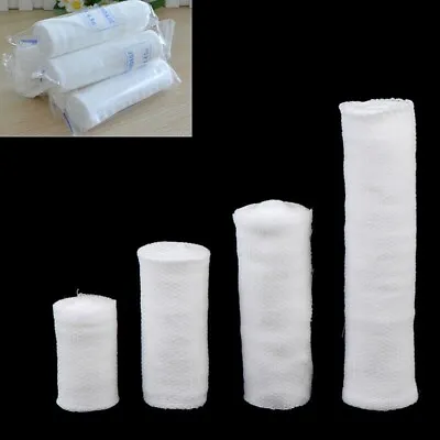 4.5m Length Gauze Roll Bandage Sterile Stretch Medical Tape First Aid Wound Car • £3.04