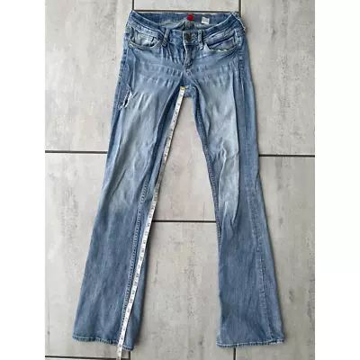 Divided By H&M Womens Boot Cut Jeans Blue Pockets Medium Wash Stretch Denim 4 • $11.69