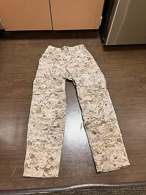 Military Pants Mens Small Short Desert Marpat Camouflage Cargo BDU US Army USMC • $35