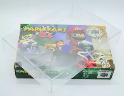 10 Plastic Clear Game Protectors Cases Sleeves Display Box For Nintendo 64 N64 • $15.95