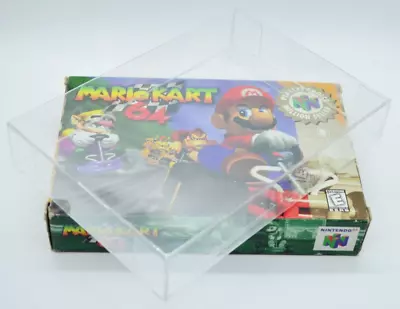 20 Plastic Clear Game Protectors Cases Sleeves Display Box For Nintendo 64 N64 • $24.95