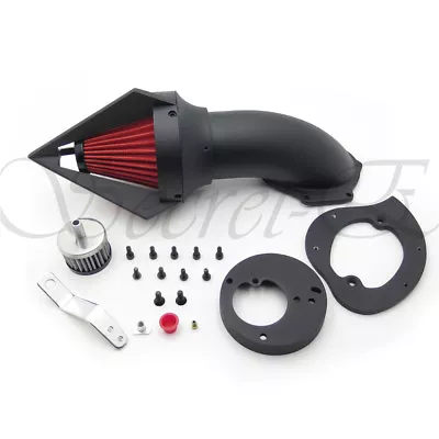 Black Spike Air Cleaner Intake Filter Kit For Honda Vtx1300 Vtx 1300 1986-2012 • $81.75