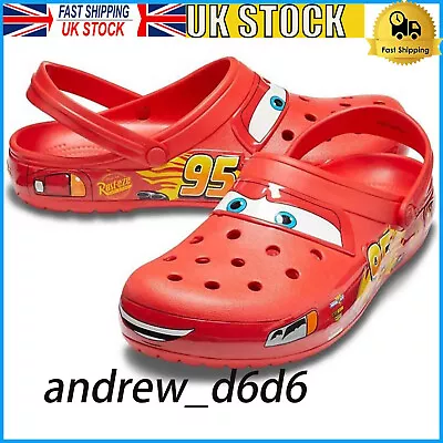 *Brand New*🔥 Crocs Lightning Mcqueen Clog Cars Size Men Women Fast Ship 🔥 • £23.22