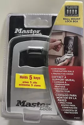 Master Lock 5401D 5-Key Locking Combination Steel Box - Black/Silver • $19.99