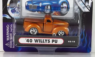 Muscle Machines 2002 Release 1940 Willys 40 PU Pickup Truck 02-18 1:64 • $11.35