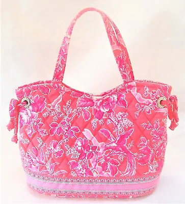 Vera Bradley Quilted 100% Cotton Hope Toile Pattern Double Strap Bag/purse • $18