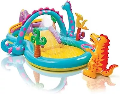 Piscina Play Centro De Juegos Inflable Para Niños Con Chorro De Agua Regalos • $72.99