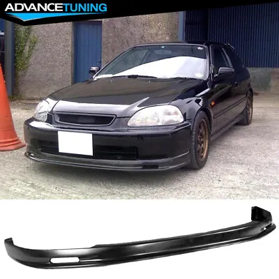 Fits 96-98 Honda Civic EK Mugen Style Unpainted Front Bumper Lip Chin Spoiler PP • $49.99