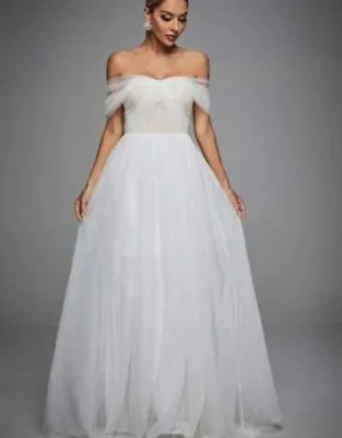 Wedding Dress XL 14  • $40