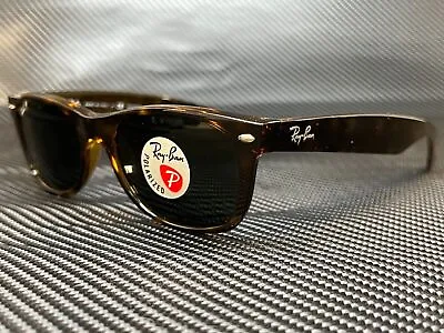 RAY BAN RB2132 902 58 Tortoise Square Unisex 52 Mm Polarized Sunglasses • $162