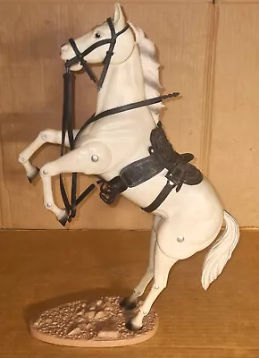 Vintage 70 S Marx/Gabriel Lone Ranger SILVER Action Figure/Horse 100% Complete • $89.95