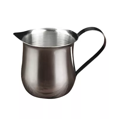  Stainless Steel Milk Jug Can Coffee Tools Cup Creamer Pitcher • £6.65