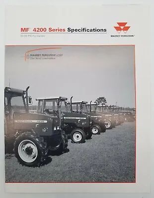 Massey Ferguson MF 4200 Series 55-99 PTO HP Tractor Dealer Sales Specs Brochure • $15.87