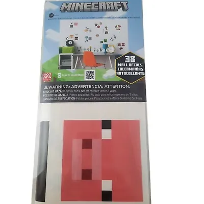 New Minecraft Wall Decals Bed Room Décor Stickers Repositionable • $15.99