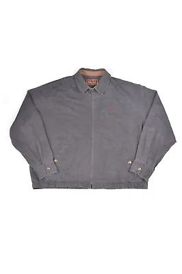 Marlboro Classics Vintage Cotton Full-Zip Harrington Jacket Made In Italy Sz XL • $49