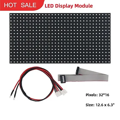 P10 12.6x6.3  Full Color 32*16 LED Display Module LED Screen Advertising Screen • $23.65