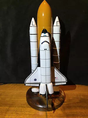 Space Shuttle Atlantis Model Mahogany • $175