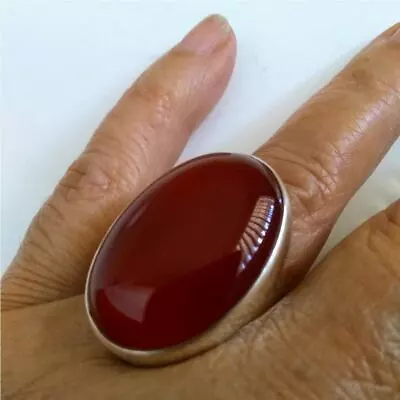 Carnelian Gemstone 925 Sterling Silver Ring Mother's Day Handmade Jewelry BM-296 • $13.76